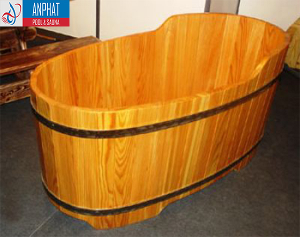Bồn tắm gỗ Pơ mu có độ bền vượt thời gian
