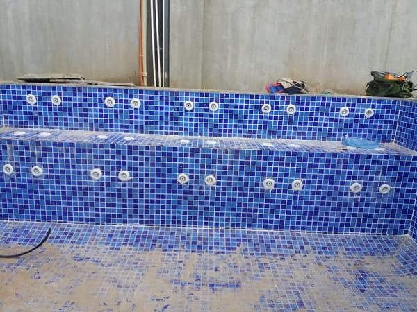 công trình bể bơi kết hợp bể sục