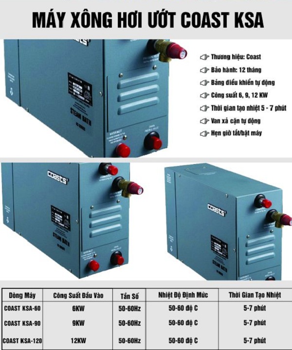 cách chọn máy xông hơi ướt cho gia đình