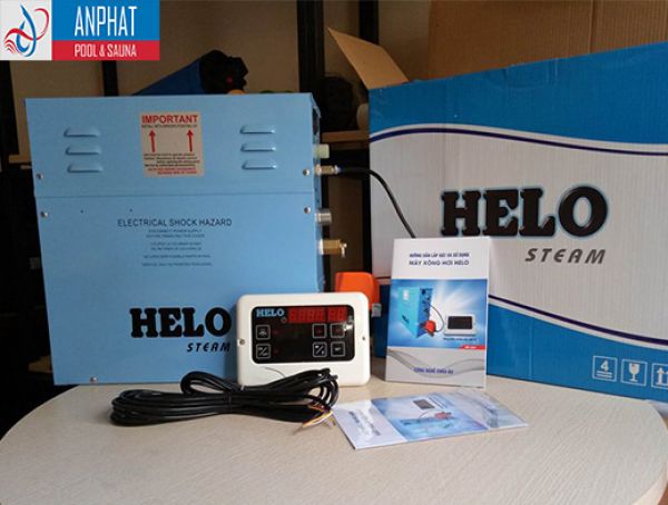Máy xông hơi ướt Helo và những điều cần biết