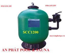 Bình lọc cát bể bơi van ngang Firsie SCC1200