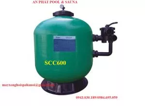 Bình lọc cát bể bơi van ngang Firsie SCC600