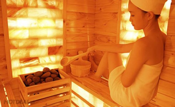 Chữa đau đầu mất ngủ bằng xông hơi đá muối 