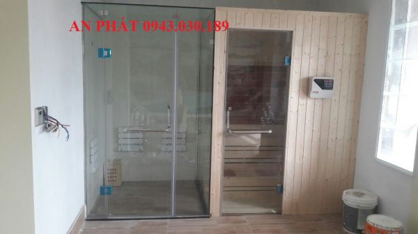 Hoàn thiện phòng xông hơi khô đá muối Himalaya và phòng xông hơi ướt tại spa Hương Lan - TP Hải Phòng