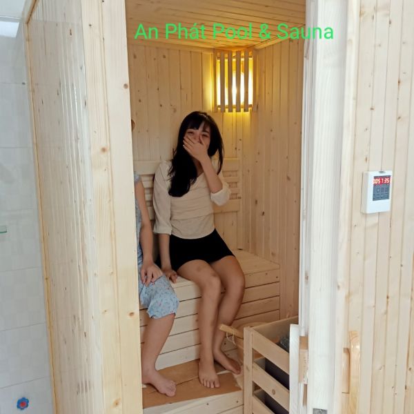 Bàn giao thi công phòng xông hơi khô gia đình tại Hà Nam