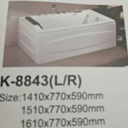 Bồn tắm massage nhập khẩu K- 8843(L/R)