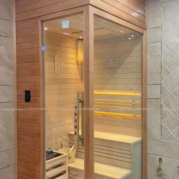 Thi công lắp đặt phòng xông hơi khô tại Tây Hồ Hà Nội