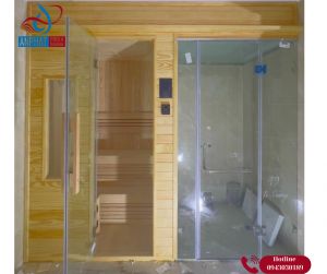 Phòng xông hơi ướt và khô liên hoàn 1400*1400*2100mm
