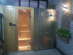 Phòng xông hơi ướt khô liên hoàn 1300*1200*2100mm