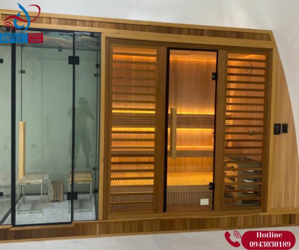 Bàn giao phòng xông hơi khô và ướt tại TP Hưng Yên – Thi công trọn gói, chuẩn kỹ thuật